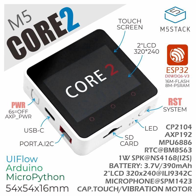 M5Stack core2